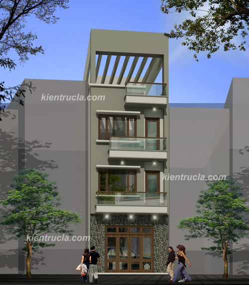 Mẫu thiết kế nhà đẹp xây dựng trên diện tích 4.5x9m