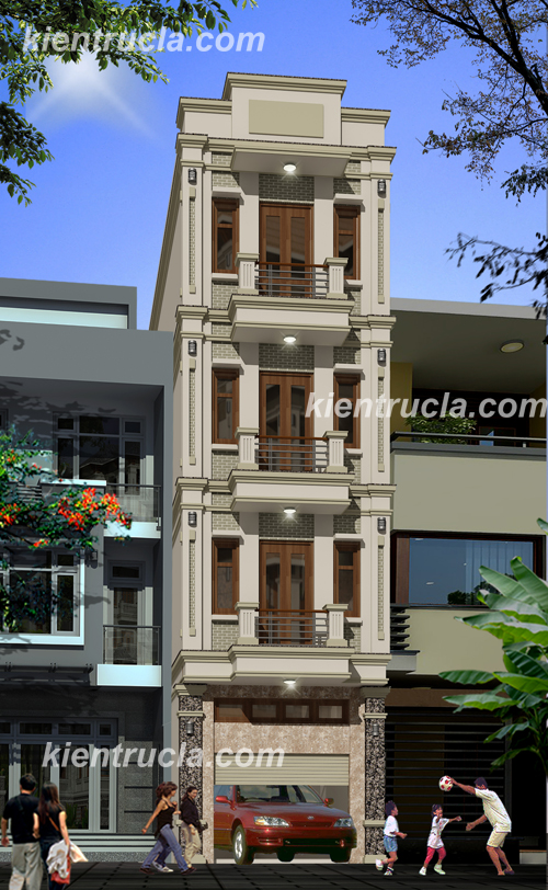 Thiết kế nhà đẹp tư vấn xây nhà 4,5x18m