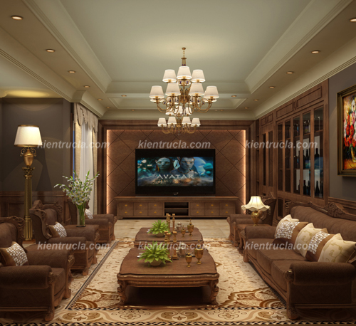 Mẫu Thiết Kế Biệt Thự - Bà Hương