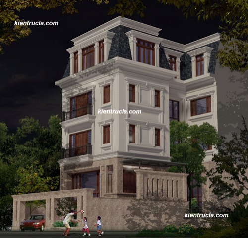 BIỆT THỰ 5 TẦNG CỔ ĐIỂN ĐẸP NHÀ ÔNG DƯỢC
