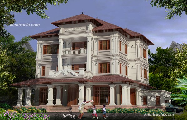 BIỆT THỰ VƯỜN 3 TẦNG NHÀ ÔNG TÁM