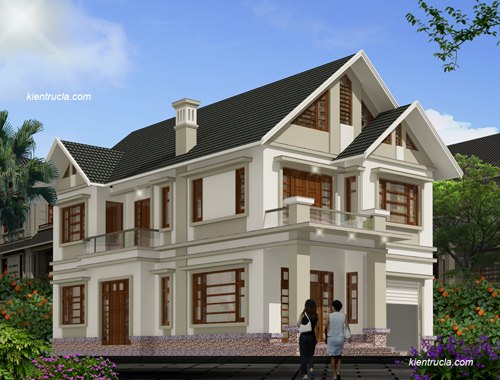 BIỆT THỰ 2 TẦNG HIỆN ĐẠI ĐẸP NHÀ BÀ HUYỀN