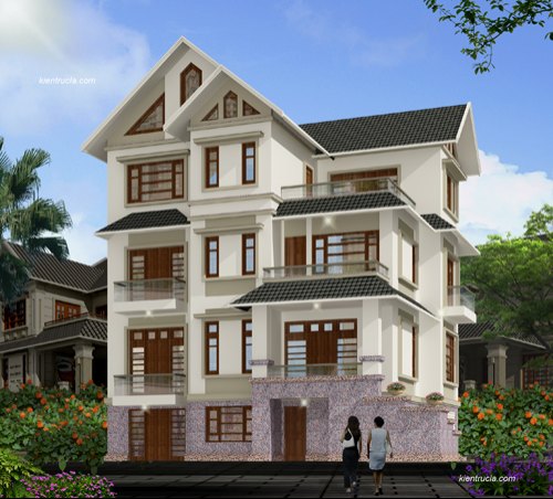BIỆT THỰ 4 TẦNG HIỆN ĐẠI NHÀ ÔNG TRƯỜNG