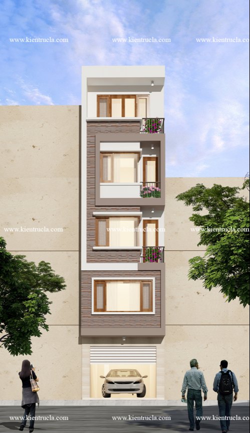 NHÀ PHỐ HIỆN ĐẠI 5 TẦNG NHÀ ÔNG THUẬN