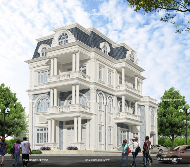 BIỆT THỰ 4 TẦNG CỔ ĐIỂN NHÀ ÔNG LỰC