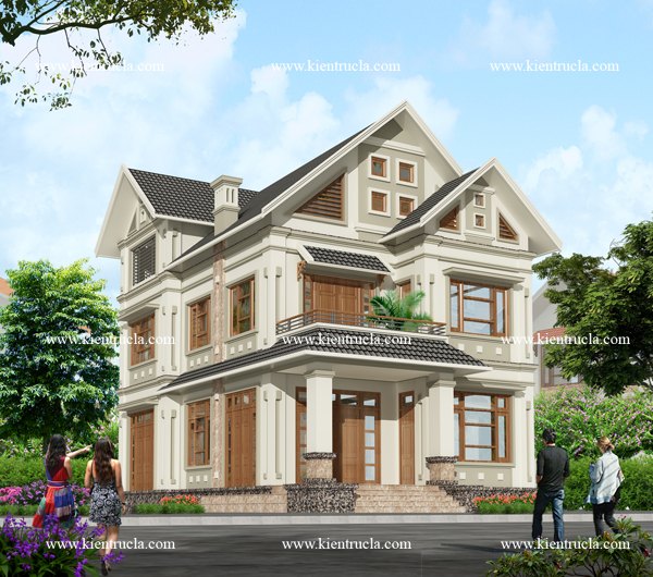 BIỆT THỰ 3 TẦNG CỔ ĐIỂN NHÀ ÔNG THỰC