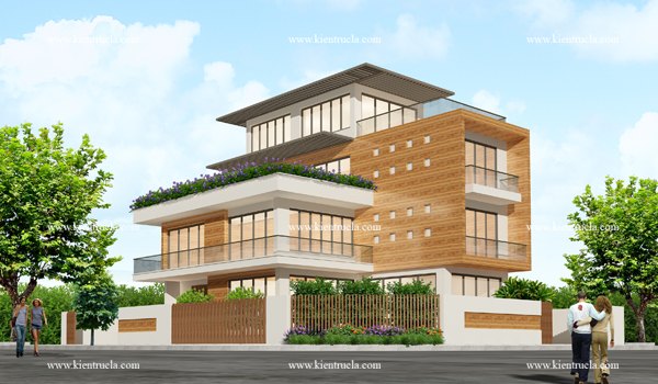 BIỆT THỰ 4 TẦNG HIỆN ĐẠI NHÀ ÔNG LÝ