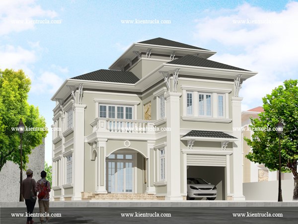 BIỆT THỰ 2 TẦNG CỔ ĐIỂN NHÀ ÔNG LINH