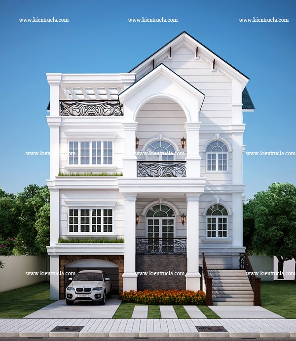 BIỆT THỰ 4 TẦNG CỔ ĐIỂN NHÀ ÔNG LANG