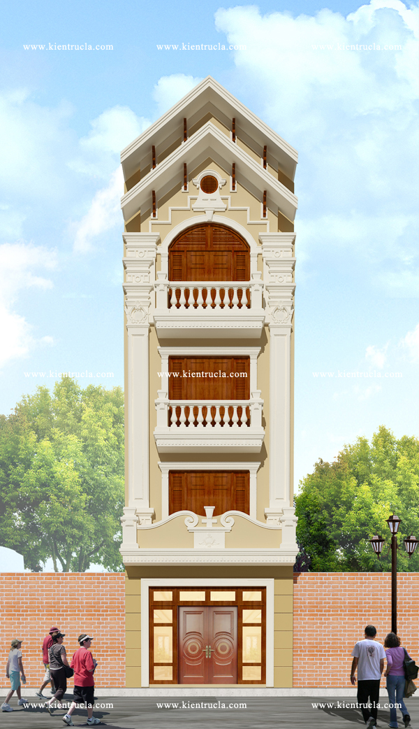 NHÀ PHỐ 4 TẦNG CỔ ĐIỂN NHÀ ÔNG TÁM