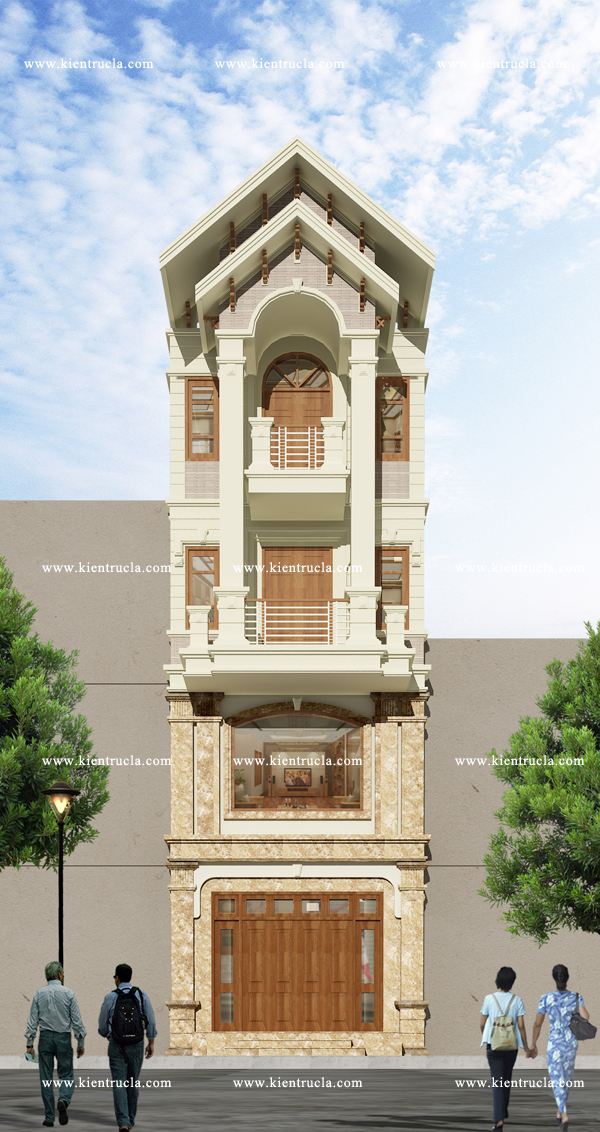 NHÀ PHỐ 4 TẦNG CỔ ĐIỂN NHÀ ÔNG TRUNG