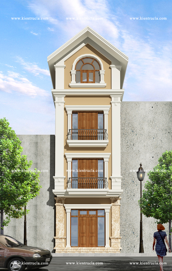 NHÀ PHỐ 4 TẦNG CỔ ĐIỂN NHÀ ÔNG THANH