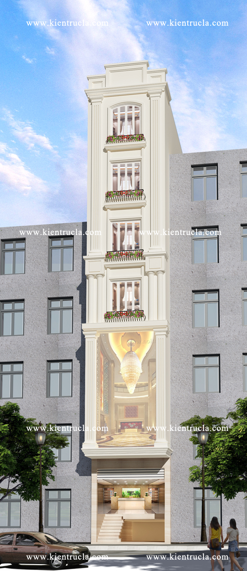NHÀ PHỐ 8 TẦNG CỔ ĐIỂN NHÀ BÀ SÁNG