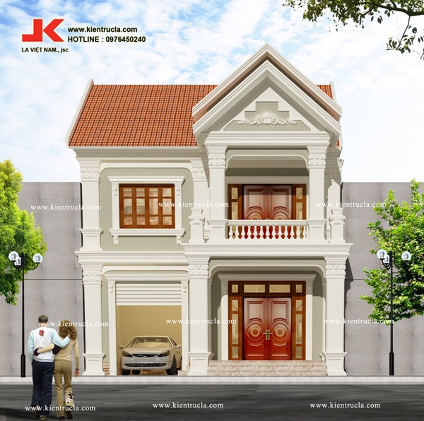 BIỆT THỰ 2 TẦNG CỔ ĐIỂN NHÀ ÔNG HUY