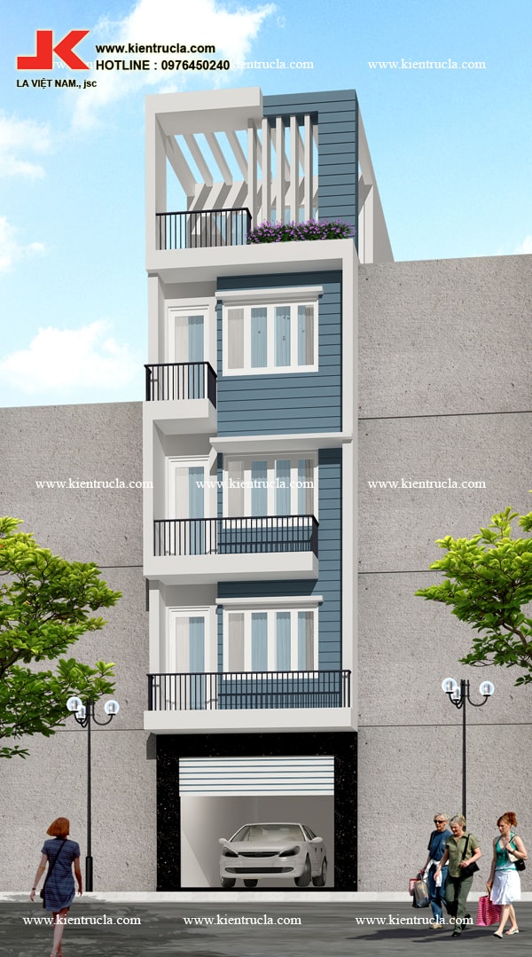 NHÀ PHỐ 5 TẦNG HIỆN ĐẠI NHÀ ÔNG HẢI