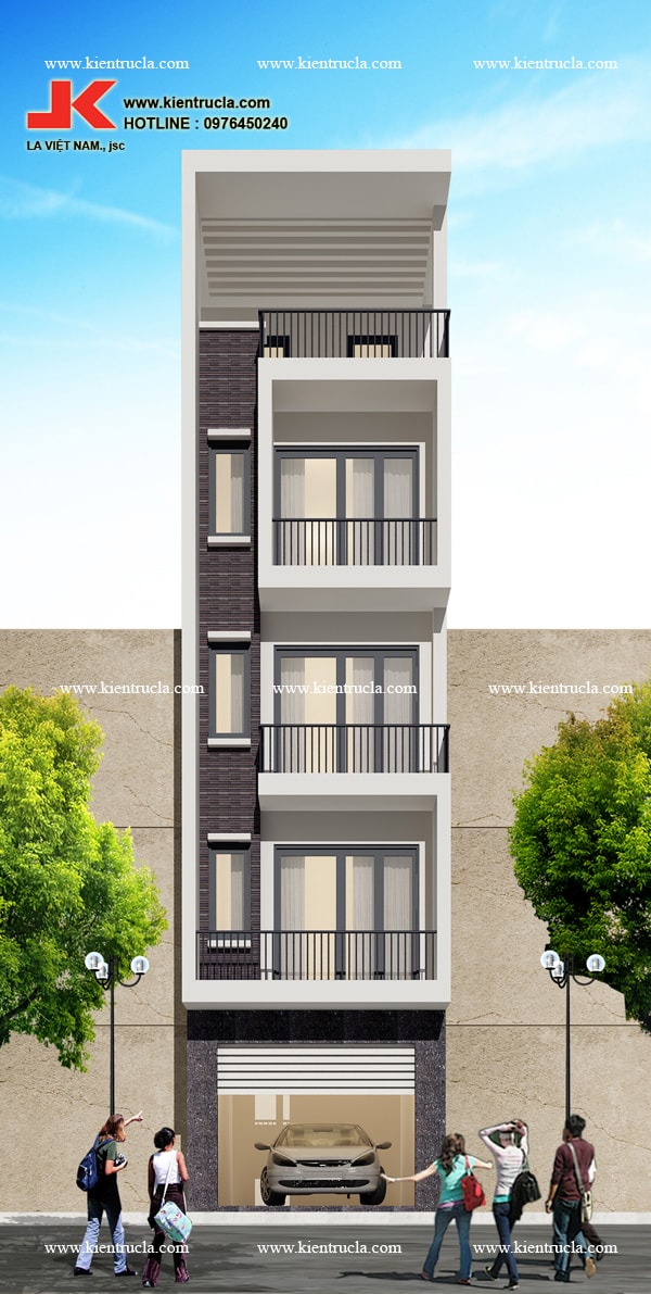 NHÀ PHỐ 5 TẦNG HIỆN ĐẠI NHÀ ÔNG DẦN