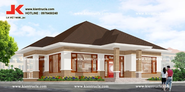 BIỆT THỰ VƯỜN 1 TẦNG HIỆN ĐẠI NHÀ ÔNG THANH