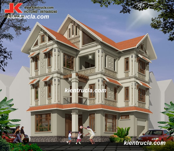 BIỆT THỰ 3 TẦNG CỔ ĐIỂN NHÀ ÔNG THÁI