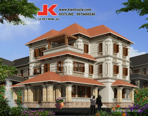BIỆT THỰ 3 TẦNG CỔ ĐIỂN NHÀ ÔNG HOÀNG