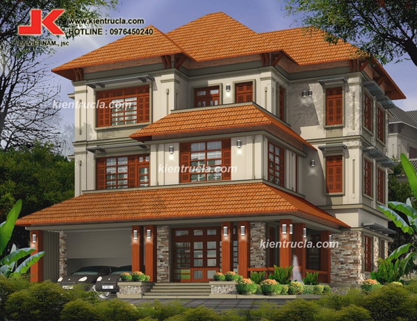 BIỆT THỰ 3 TẦNG CỔ ĐIỂN NHÀ ÔNG HÙNG