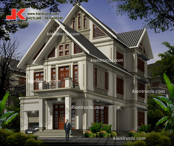 BIỆT THỰ 3 TẦNG CỔ ĐIỂN NHÀ BÀ NHUNG