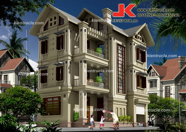 BIỆT THỰ 3 TẦNG CỔ ĐIỂN NHÀ ÔNG HUẤN