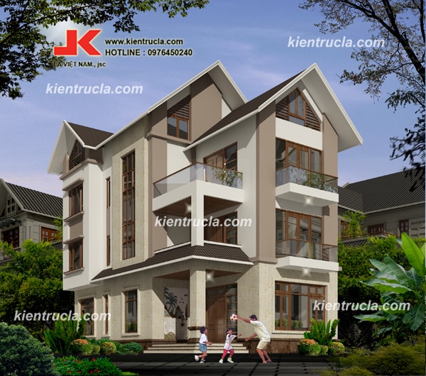 BIỆT THỰ 3 TẦNG HIỆN ĐẠI NHÀ ÔNG BẢO