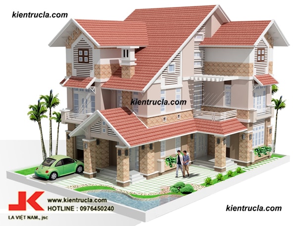 BIỆT THỰ 3 TẦNG HIỆN ĐẠI NHÀ ÔNG BÌNH