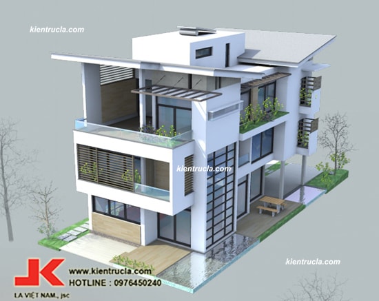 BIỆT THỰ 3 TẦNG HIỆN ĐẠI NHÀ ÔNG BỐN