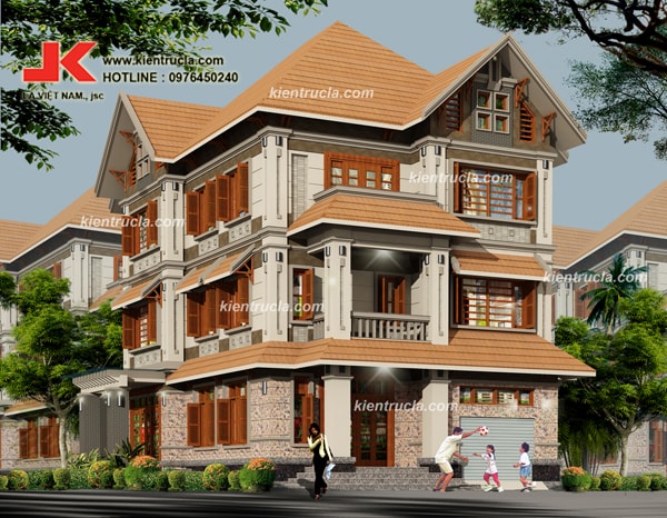 BIỆT THỰ 3 TẦNG CỔ ĐIỂN NHÀ ÔNG MINH