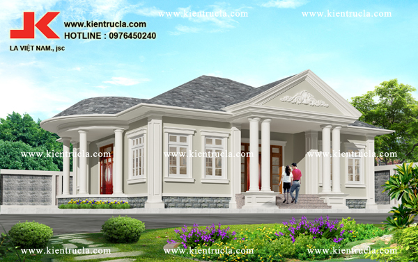 BIỆT THỰ VƯỜN 1 TẦNG CỔ ĐIỂN NHÀ ÔNG THÊM