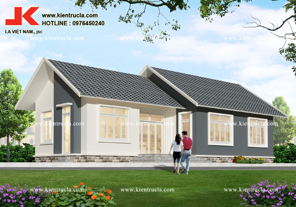 MẪU NHÀ CẤP 4 HIỆN ĐẠI NHÀ BÀ TUYẾT