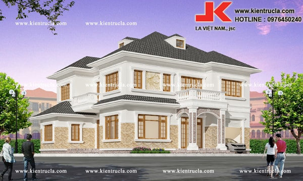 BIỆT THỰ 2 TẦNG KIỂU PHÁP NHÀ ÔNG THỊNH