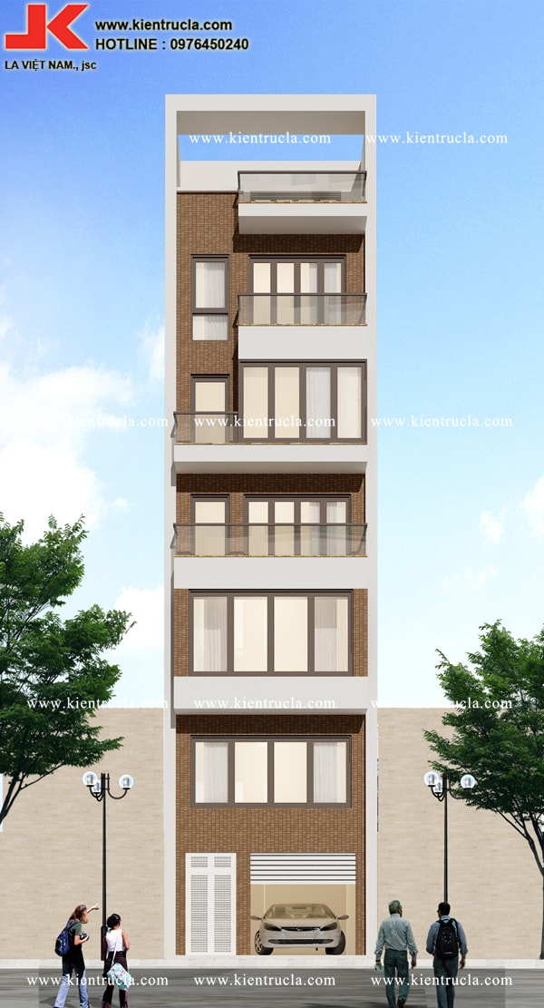 MẶT TIỀN NHÀ ỐNG 7 TẦNG NHÀ ÔNG TOÀN