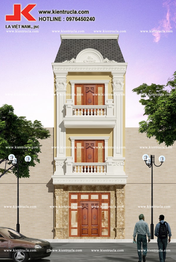 NHÀ PHỐ 3 TẦNG CỔ ĐIỂN NHÀ ÔNG QUẢNG