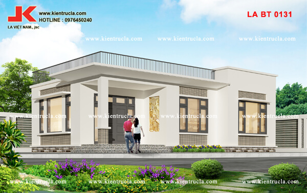 NHÀ CẤP 4 MÁI BẰNG BT-0131