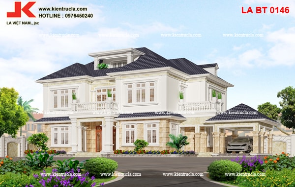 BIỆT THỰ 2 TẦNG TÂN CỔ ĐIỂN- BT 0146