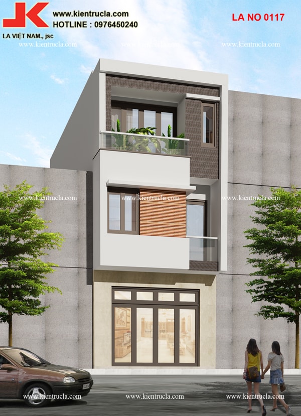 NHÀ PHỐ 3 TẦNG HIỆN ĐẠI - NO 0117