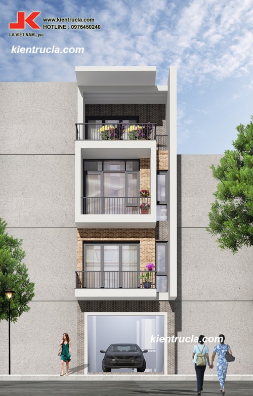 THIẾT KẾ NHÀ ỐNG DIỆN TÍCH 60M2 ĐẸP HOÀN HẢO