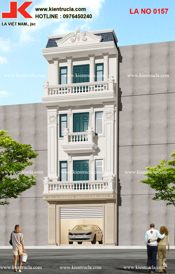 NHÀ PHỐ 4 TẦNG PHÁP -  NO 0157