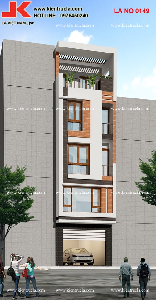 NHÀ ỐNG 5 TẦNG HIỆN ĐẠI -  NO 0149