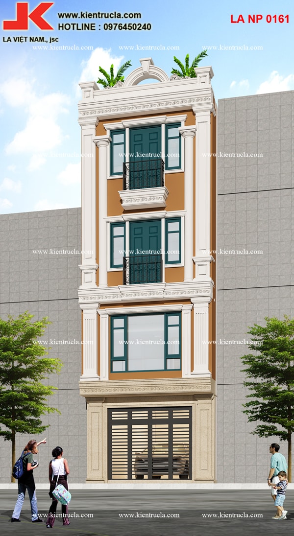 NHÀ PHỐ 4 TẦNG CỔ ĐIỂN -  NO 0161
