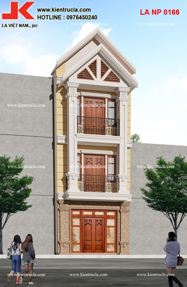 NHÀ PHỐ 3 TẦNG PHÁP -  NO 0166