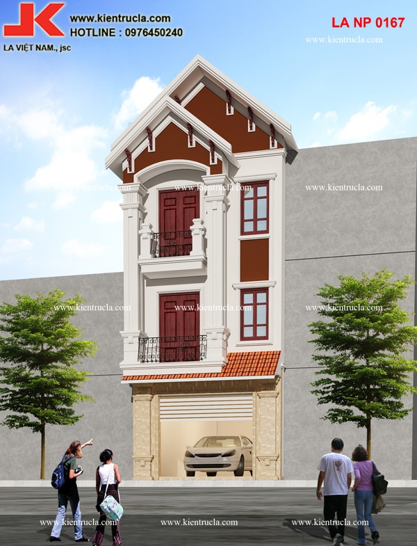 NHÀ PHỐ 3 TẦNG PHÁP -  NO 0167