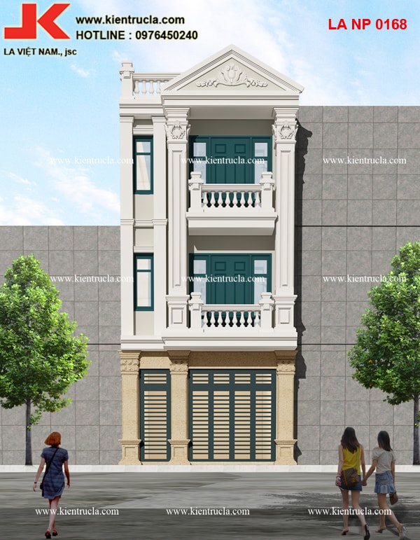 NHÀ PHỐ 3 TẦNG CỔ ĐIỂN -  NO 0168