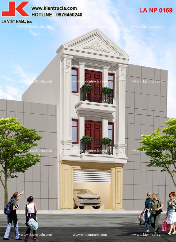 NHÀ PHỐ 3 TẦNG PHÁP -  NO 0169