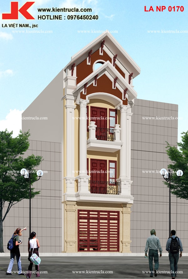 NHÀ PHỐ 3 TẦNG CỔ ĐIỂN -  NO 0170
