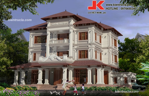 Tư vấn biệt thự 16m x18m có thang máy