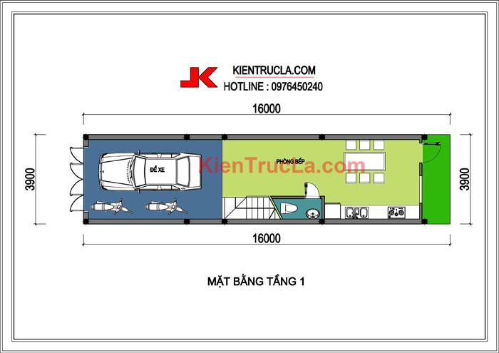 TƯ VẤN THIẾT KẾ NHÀ 4x16M