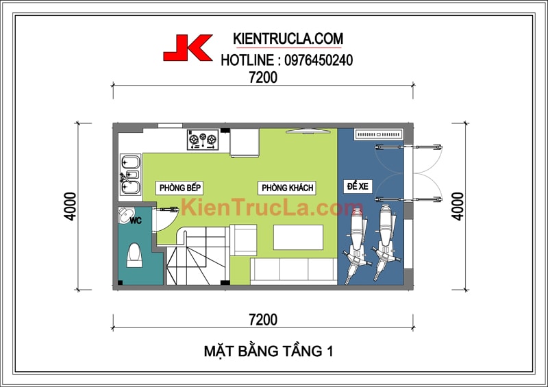 TƯ VẤN THIẾT KẾ NHÀ 4x7M